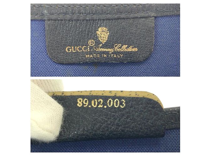 Borsa Tote Gucci Old Gucci Shelly Line Multicolore - vista 4