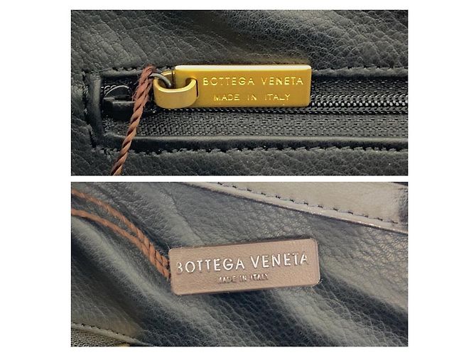 Bolsa Bottega Veneta Intrecciato Preto - vista 3