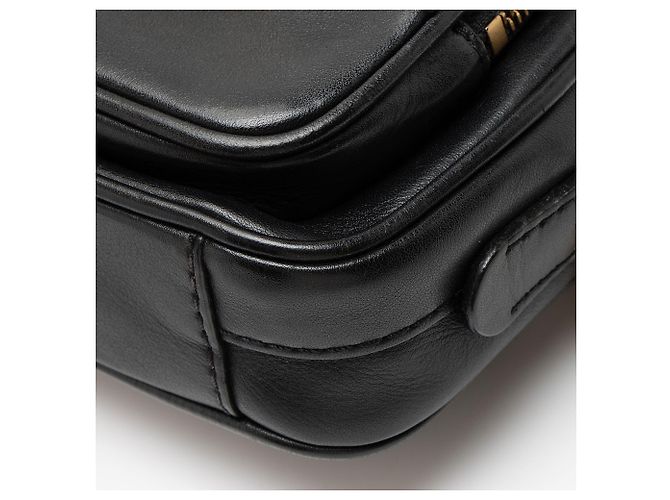 Bolsa Camera Burberry em couro com elos Preto - vista 10