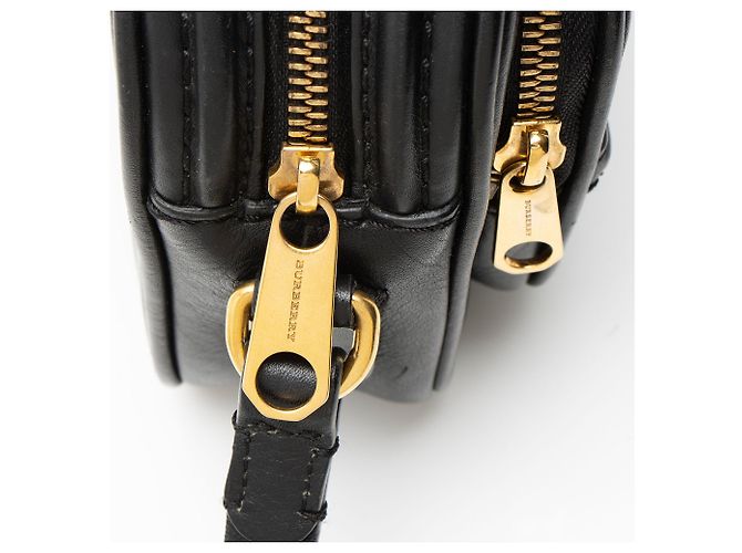 Bolsa Camera Burberry em couro com elos Preto - vista 9