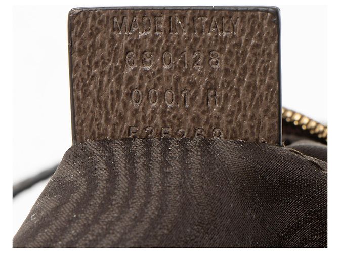 Gucci x Balenciaga BB Supreme Ophidia The Hacker Project Mini Shoulder Bag Marrone Beige - vista 6
