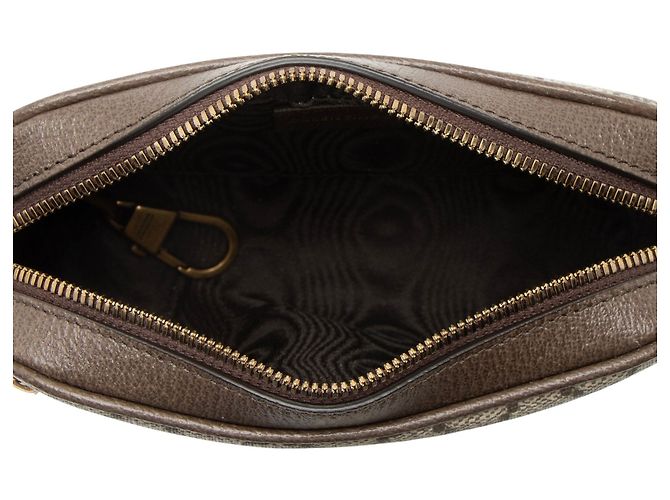 Gucci x Balenciaga BB Supreme Ophidia The Hacker Project Mini Shoulder Bag Marrone Beige - vista 7