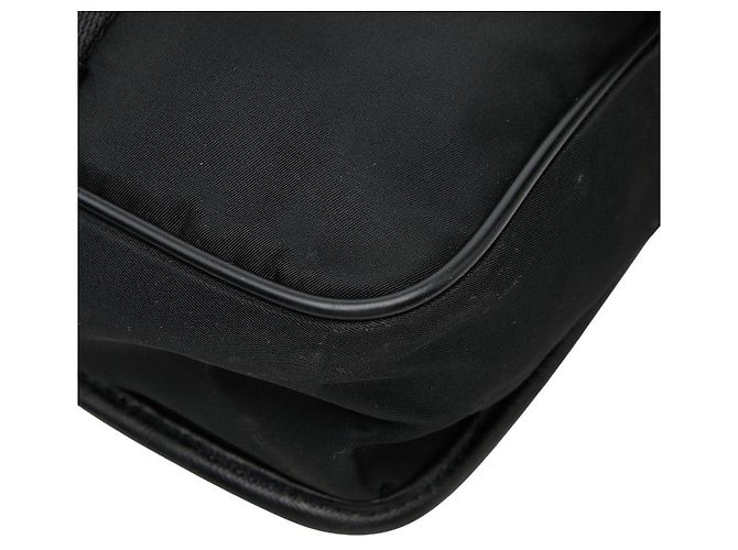 Sac bandoulière Prada Triangle Logo Noir - vue 5