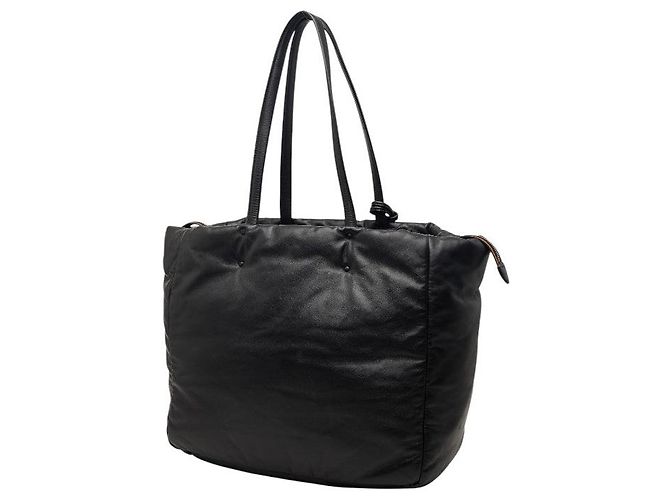Borsa Tote Prada Nera Nero - vista 2