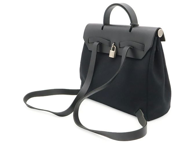 Hermès Zaino e Borsa a mano 2WAY Hermes Nero - vista 2