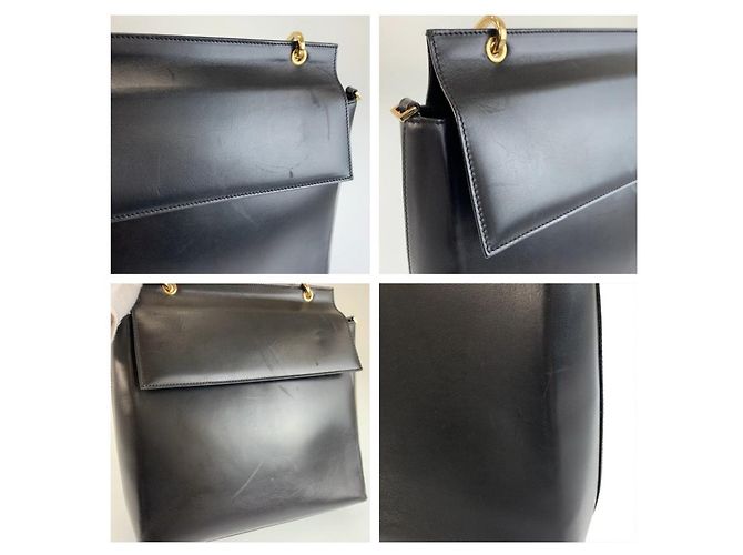 Borsa a tracolla Gucci Bamboo Nero - vista 5