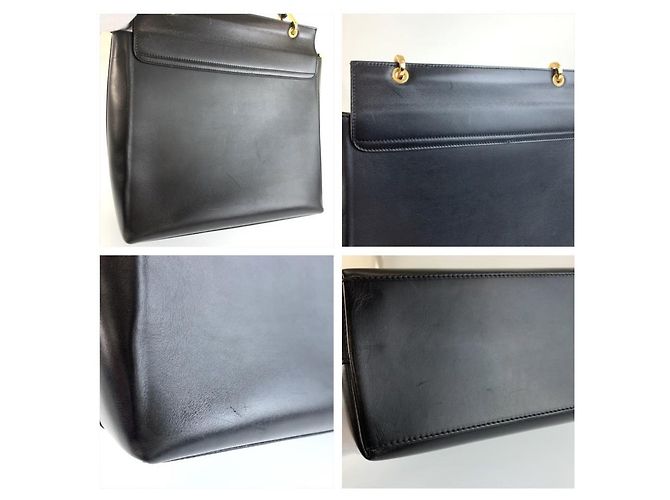 Borsa a tracolla Gucci Bamboo Nero - vista 6
