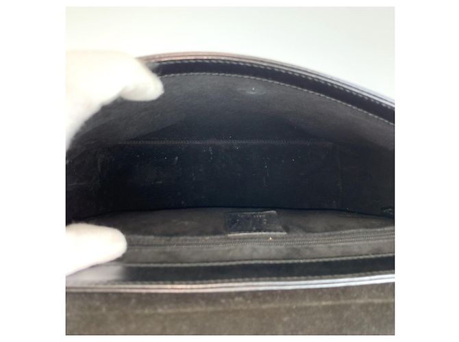 Borsa a tracolla Gucci Bamboo Nero - vista 9