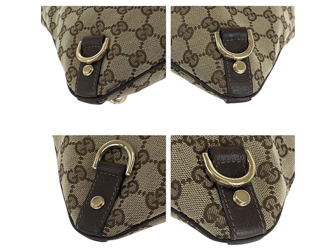Borsa a tracolla Gucci Abbey Marrone - vista 4