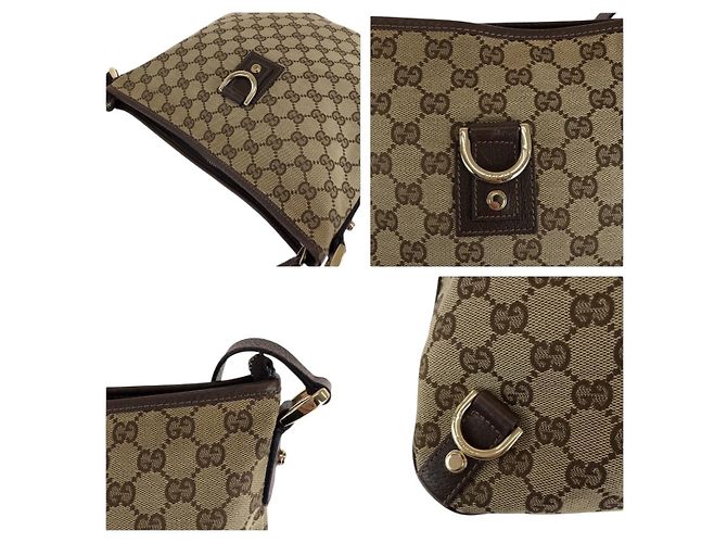 Borsa a tracolla Gucci Abbey Marrone - vista 5