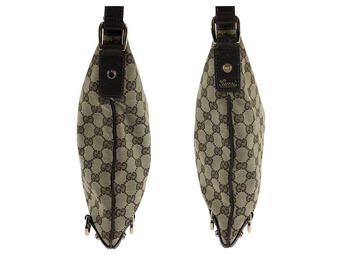 Borsa a tracolla Gucci Abbey Marrone - vista 8
