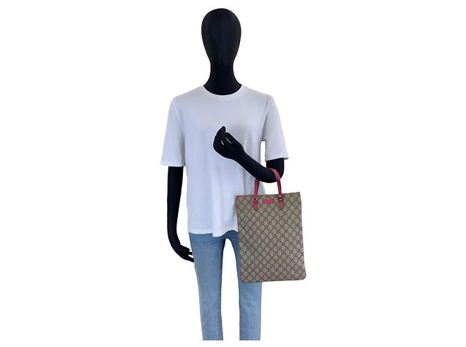 Borsa Tote Gucci GG Supreme Multicolore - vista 6