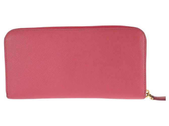 Carteira Longa Prada Saffiano Fiocco Rosa - vista 2