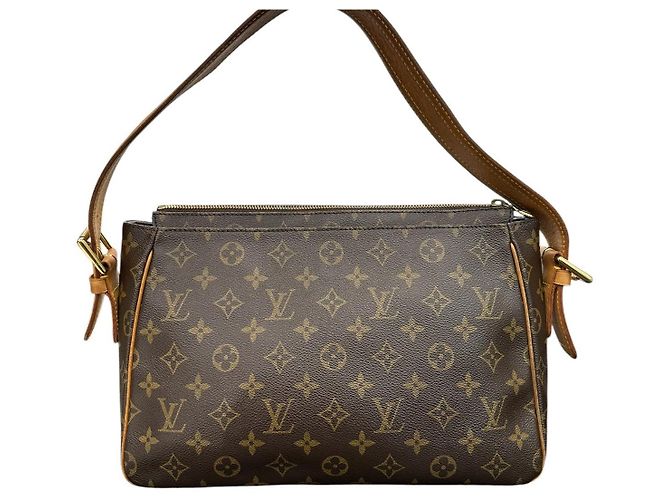 Louis Vuitton Vivasite GM Schultertasche Braun - Ansicht 2