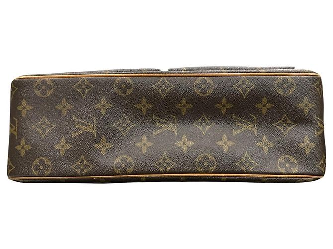 Louis Vuitton Vivasite GM Schultertasche Braun - Ansicht 3