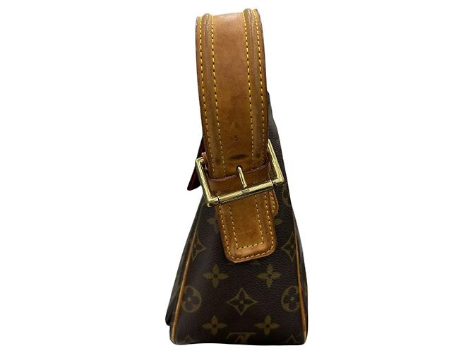 Louis Vuitton Vivasite GM Schultertasche Braun - Ansicht 4