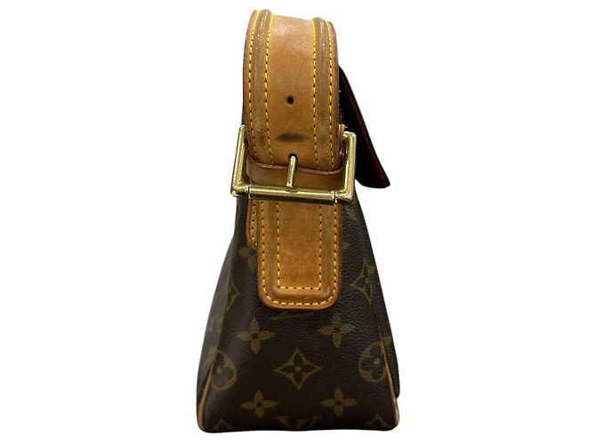 Louis Vuitton Vivasite GM Schultertasche Braun - Ansicht 5