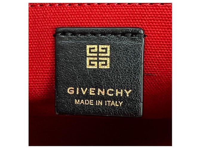 Borsa Tote Givenchy Mini G Shopper in tela nera Nero - vista 7