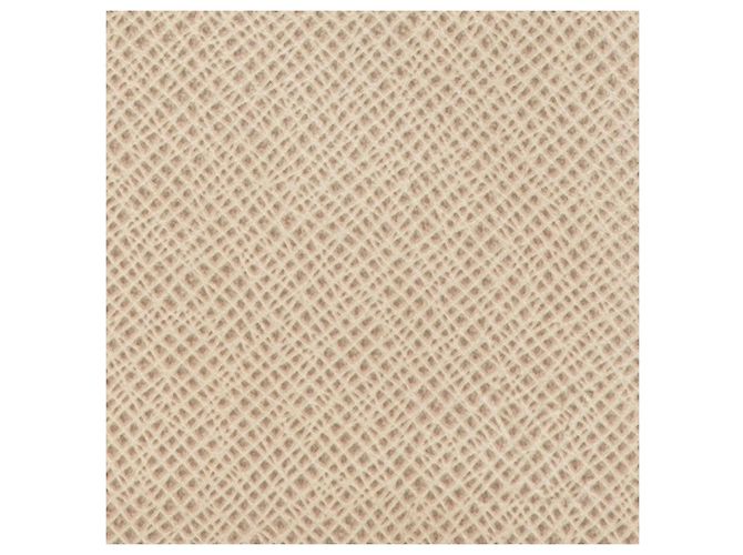 Louis Vuitton Taiga Pochette Cle Coin Case Castaño Beige - vista 6