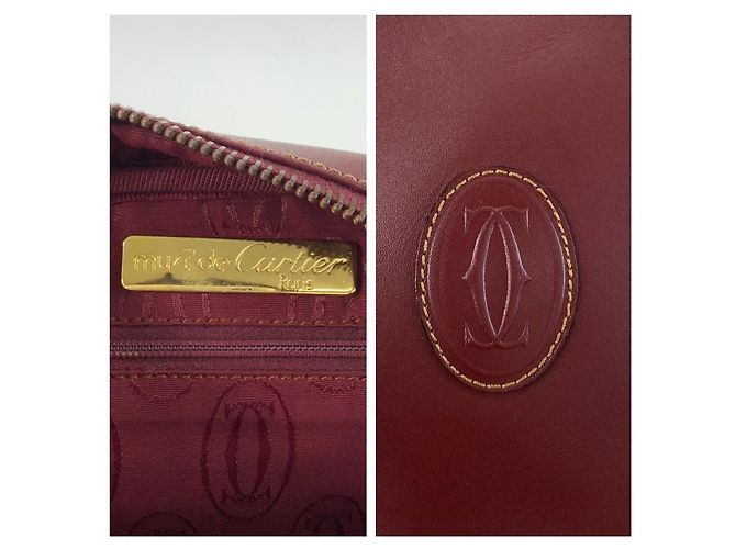Borsa a tracolla Cartier Must Line Marrone - vista 3