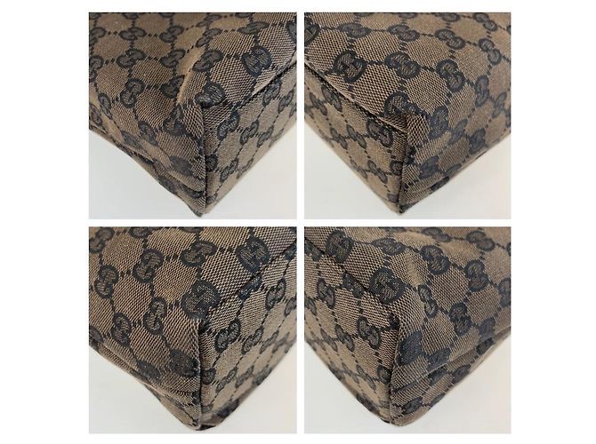 Borsa Tote Gucci GG Canvas Multicolore - vista 4