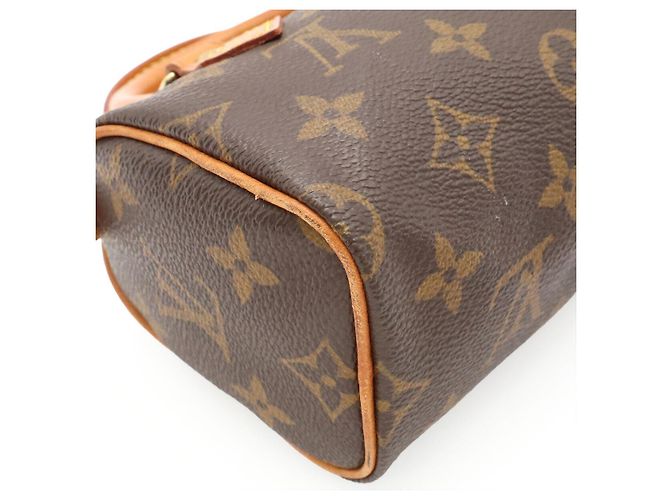 Bolso de mano Louis Vuitton Mini Speedy Castaño - vista 3