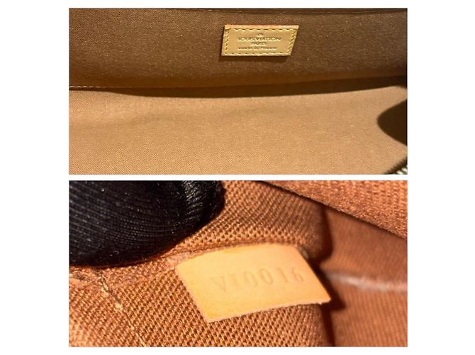 Bolso de mano Louis Vuitton Popincourt Castaño - vista 10