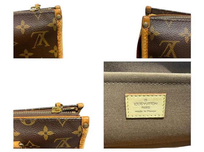 Bolso de mano Louis Vuitton Popincourt Castaño - vista 9