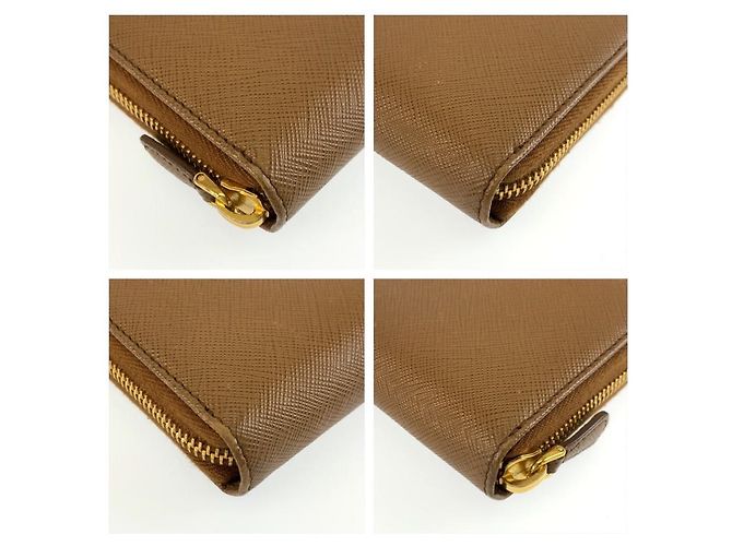 Prada Saffiano Langbörse Braun - Ansicht 6