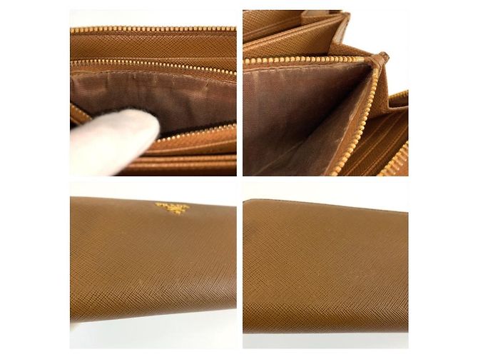 Prada Saffiano Langbörse Braun - Ansicht 8