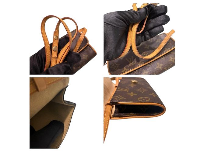 Louis Vuitton Monogram Pochette Twin PM Brown - view 8