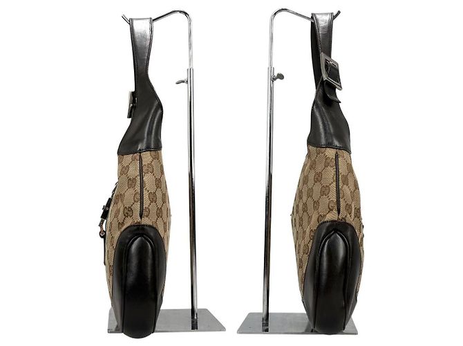 Gucci Vintage Sherry Schultertasche Braun - Ansicht 3
