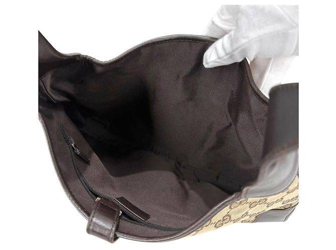 Gucci Vintage Sherry Schultertasche Braun - Ansicht 9