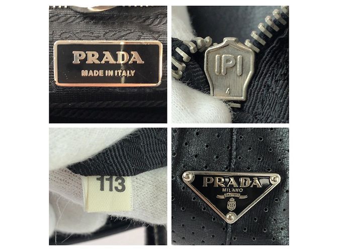 Saco Tote Prada Logo Triangle Preto - vista 4
