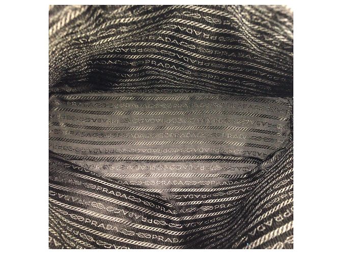 Saco Tote Prada Logo Triangle Preto - vista 9
