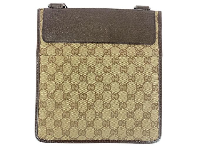 Borsa a tracolla Gucci GG Canvas Marrone Beige - vista 2