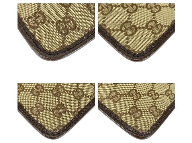 Borsa a tracolla Gucci GG Canvas Marrone Beige - vista 4