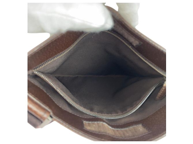 Borsa a tracolla Gucci GG Canvas Marrone Beige - vista 8