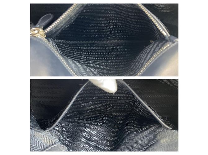 Tote Sac cabas Prada Tessuto Bleu - vue 8