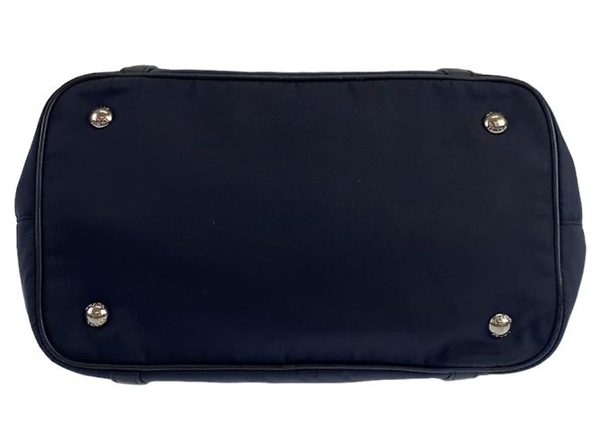 Tote Sac cabas Prada Tessuto Bleu - vue 9