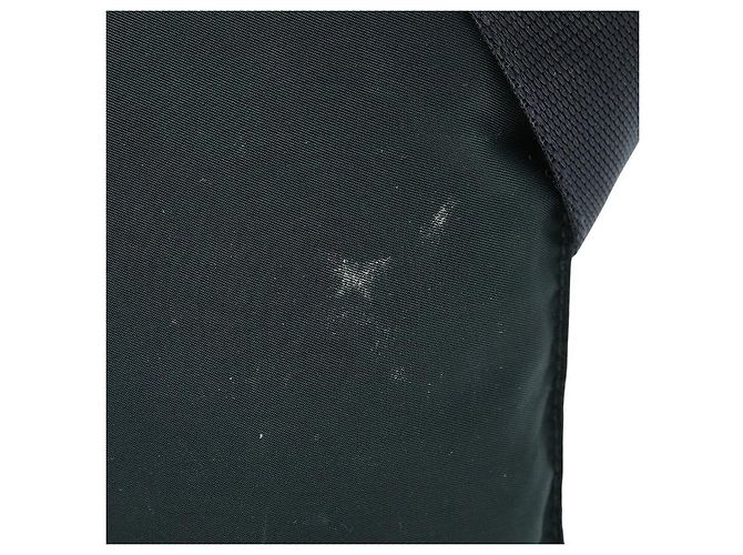 Sac bandoulière Prada Tessuto avec logo triangle Noir - vue 6