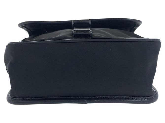 Bolsa Tiracolo Prada Tessuto Preto - vista 10
