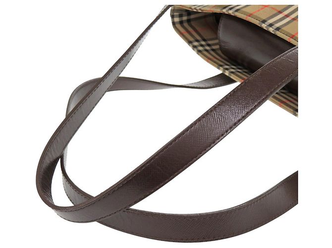 Saco Tote Burberry Nova Check Marrom - vista 6