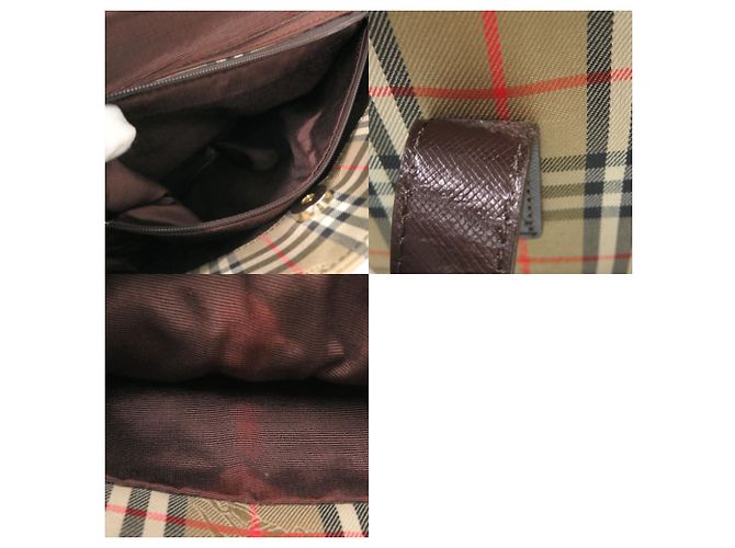 Saco Tote Burberry Nova Check Marrom - vista 7
