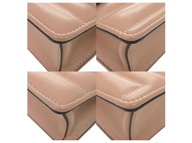 Borsa a tracolla con catena Jimmy Choo Varenne Beige - vista 4