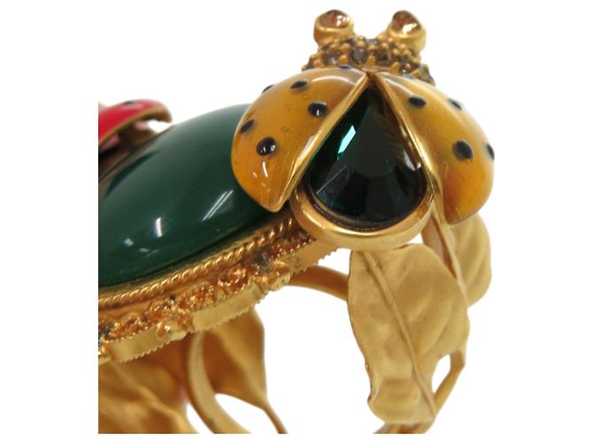 Dolce & Gabbana Ladybug Ring aus Messing Rot Grün Gelb - Ansicht 7