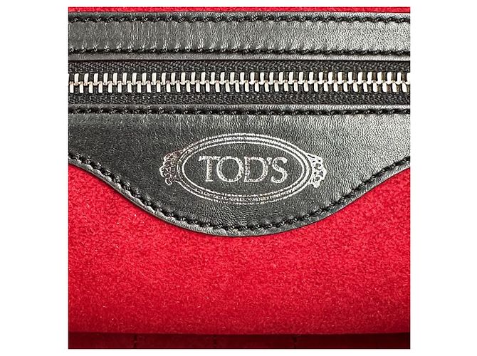 Borsa Boston Tod's Gommini Twist Bowling Nero - vista 15
