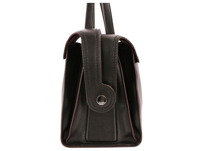 Borsa Boston Tod's Gommini Twist Bowling Nero - vista 4