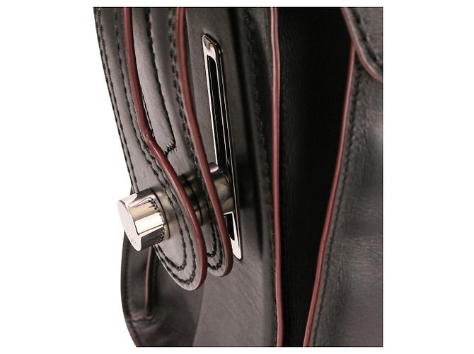 Borsa Boston Tod's Gommini Twist Bowling Nero - vista 5
