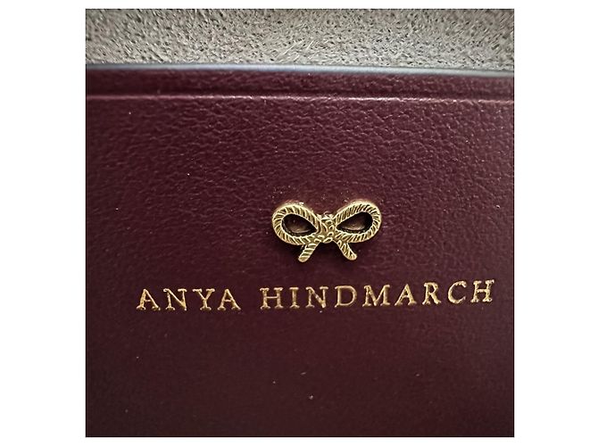 Anya Hindmarch The Neeson Tassel Shoulder Bag Bordò - vista 10